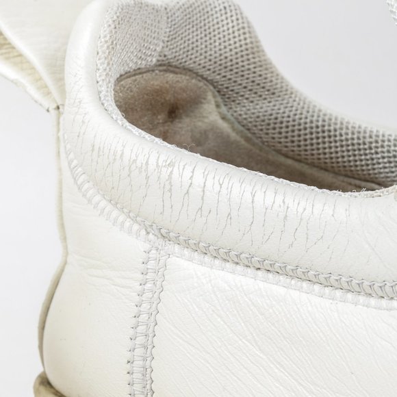 Celine White Leather Slip-On Sneakers - Picture 8 of 10